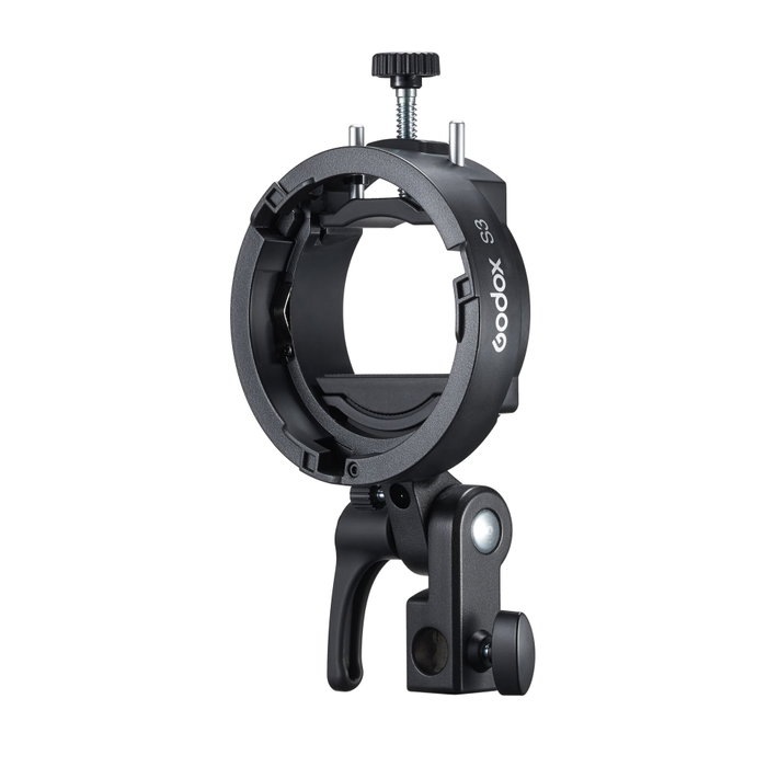 Godox S3 Speedlite Bracket con montura Bowens Godox S3 Speedlite Bracket con montura Bowens
