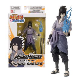 Bandai Anime Heroes Figura de Acción Naruto y Sasuke Dragon Ball 36902, +20 Puntos de Articulación, Edad +4 Años