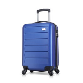 Zoozie Bags 6547 Maleta de Viaje 100% ABS Azul con 4 Ruedas 360 y Cierre Codificado