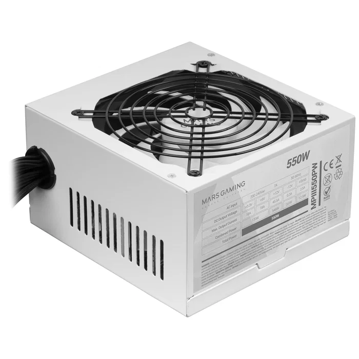 Mars Gaming MPIII550P 550W Blanco Mars Gaming MPIII550P 550W Blanco