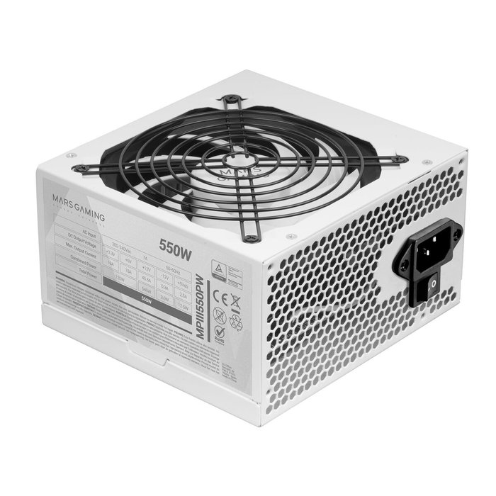 Mars Gaming MPIII550P 550W Blanco Mars Gaming MPIII550P 550W Blanco