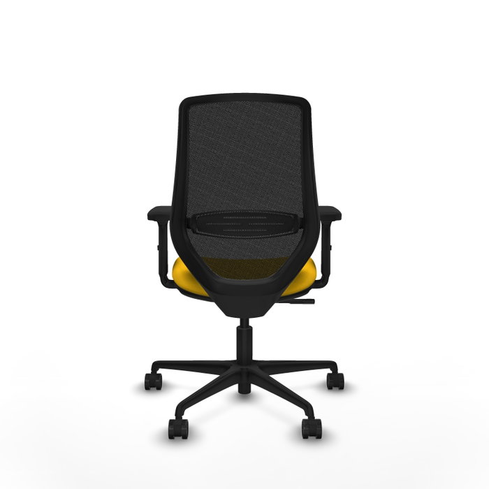 PIQUERAS Y CRESPO Silla de oficina Mardos con mecanismo Sincro, Amarillo y Negro PIQUERAS Y CRESPO Silla de oficina Mardos con mecanismo Sincro, Amarillo y Negro