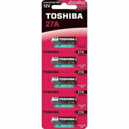 Toshiba Pack de 5 pilas 27A 12V alcalinas