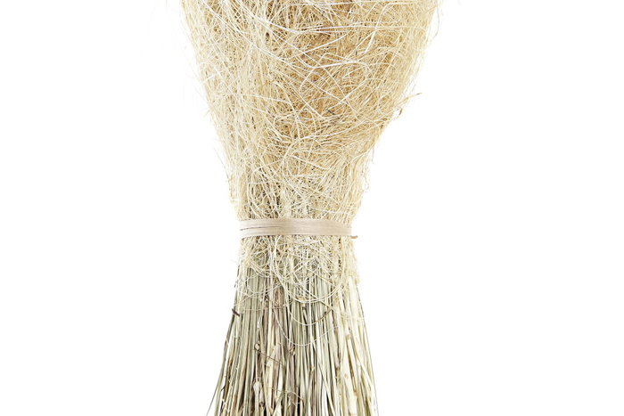 DKD Home Decor Ramo de Flores Secas Sola Beli Natural y Blanco