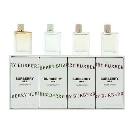 Burberry Her Miniatures Set para Mujer, 4 unidades de 5 ml