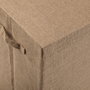 Versa Cesto Ropa Rectangular Plegable de Yute 30x40x50 cm (2 Unidades)