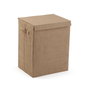 Versa Cesto Ropa Rectangular Plegable de Yute 30x40x50 cm (2 Unidades)