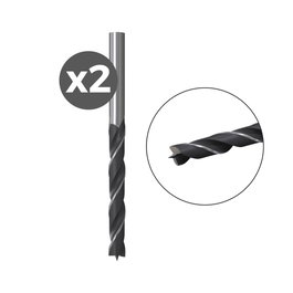 Fischer Broca Madera HB 3 2 uds Acero CV Punta Centrado para Madera Plástico Materiales Huecos