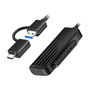 LogiLink Adaptador USB 3.2 Gen1 CM / AM a SATA para HDD/SSD de 2.5 pulg.