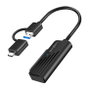 LogiLink Adaptador USB 3.2 Gen1 CM / AM a SATA para HDD/SSD de 2.5 pulg.