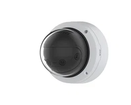 Axis Cámara de Seguridad IP P3827-PVE, 7MP 3712x1856, Cúpula Exterior Antivandálica IP66 IK10, Visión Nocturna IR, PTZ Digital, PoE, Para Techo/Pared, Color Día y Noche