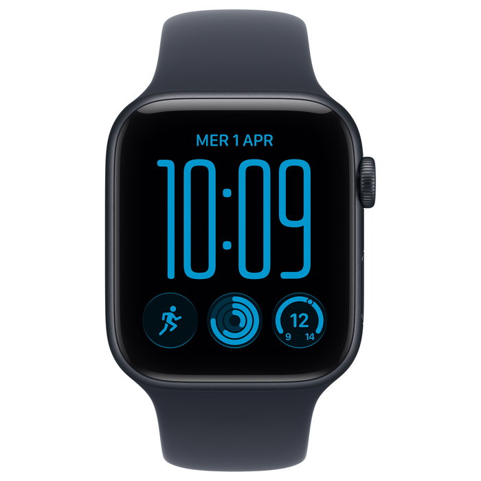 Apple Watch SE 3 44mm Midnight Aluminium Cellular con Sport Band Navy Blue M/L