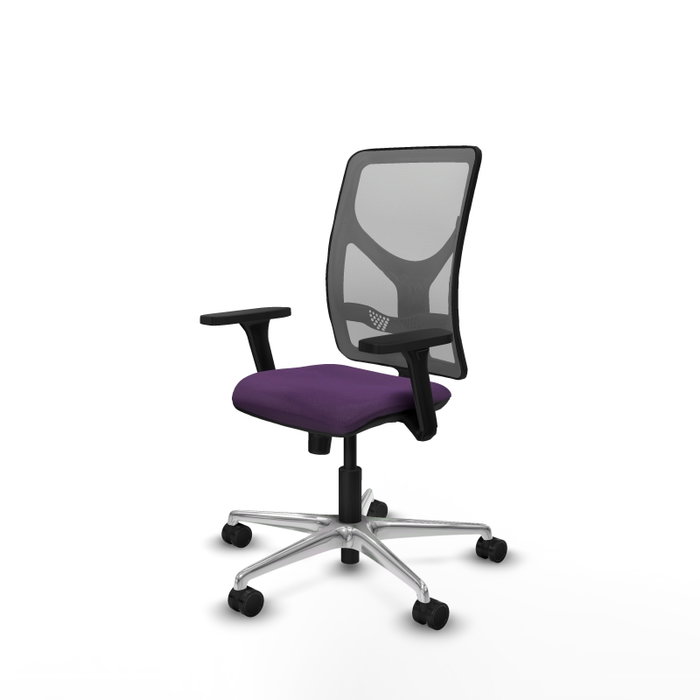 PIQUERAS Y CRESPO Silla de oficina Motilla con mecanismo Sincro, Morado y Gris PIQUERAS Y CRESPO Silla de oficina Motilla con mecanismo Sincro, Morado y Gris