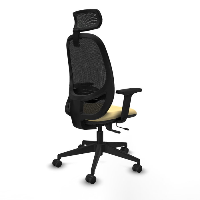 PIQUERAS Y CRESPO Silla de oficina Cilanco Crema y Negro PIQUERAS Y CRESPO Silla de oficina Cilanco Crema y Negro