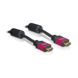 DeLOCK Cable HDMI A/A 1.3b, 3 m, Macho/Macho, Estándar, Negro