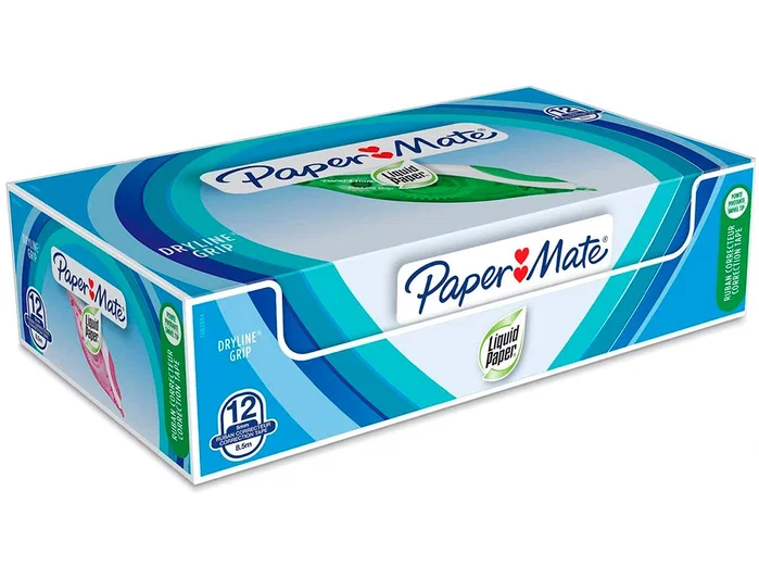 Papermate Cinta Correctora Dryline Grip 5 mm x 8,5 m Papermate Cinta Correctora Dryline Grip 5 mm x 8,5 m