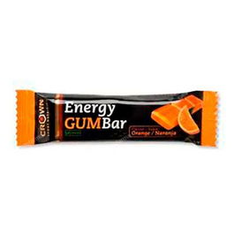 CROWN SPORT NUTRITION Energy Gum Bar Naranja 1X30g Barrita Gominola Vegana Alto Rendimiento