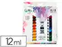Liderpapel Pintura al Óleo Caja de 24 Tubos de 12 ml Colores Surtidos