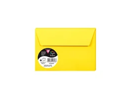 Clairefontaine Sobre Pollen Amarillo Sol C6 Pack de 5 unidades