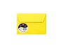 Clairefontaine Sobre Pollen Amarillo Sol C6 Pack de 5 unidades