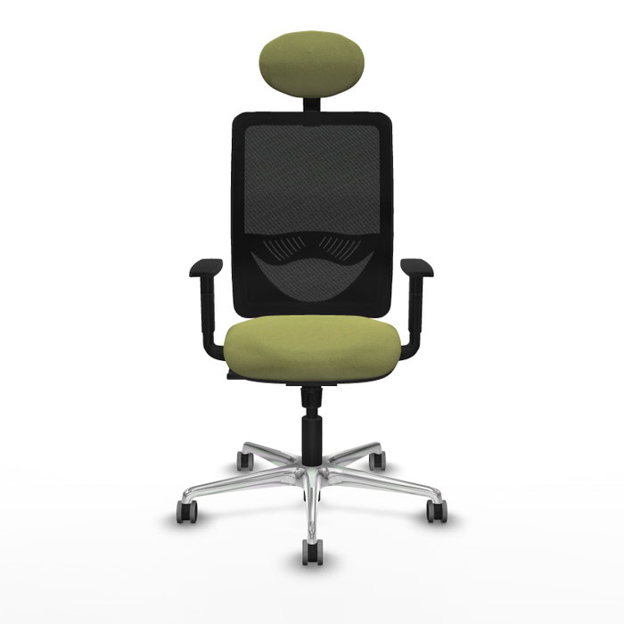 PIQUERAS Y CRESPO Silla de oficina Zulema con mecanismo Sincro, Verde oliva y Negro PIQUERAS Y CRESPO Silla de oficina Zulema con mecanismo Sincro, Verde oliva y Negro