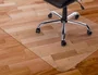 Q-connect Alfombrilla Protectora de Suelo PVC para Sillas de Oficina, Transparente, 1150x1340 mm, Grosor 2 mm