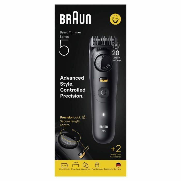 Braun Serie 5 BT5500 Afeitadora eléctrica Negra Resistente al agua