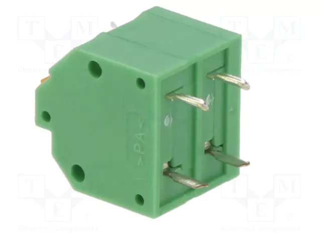 PHOENIX CONTACT SPTA1.5/2-5.08 listón para impresión de alimentación verde