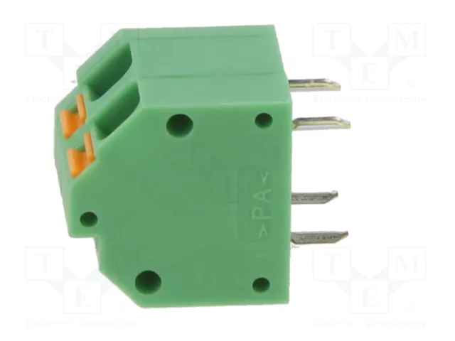 PHOENIX CONTACT SPTA1.5/2-5.08 listón para impresión de alimentación verde