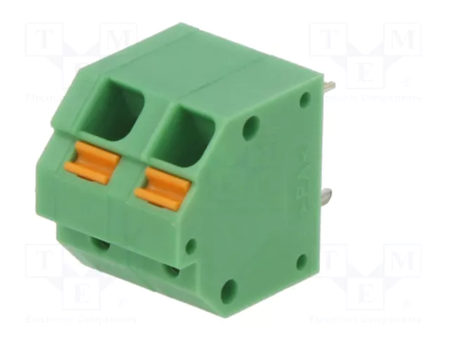 PHOENIX CONTACT SPTA1.5/2-5.08 listón para impresión de alimentación verde