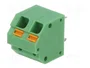 PHOENIX CONTACT SPTA1.5/2-5.08 listón para impresión de alimentación verde