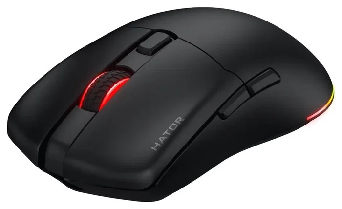 Hator Pulsar 3 Wireless HTM630 Ratón inalámbrico para gaming, negro, 12000 DPI, RGB, recargable