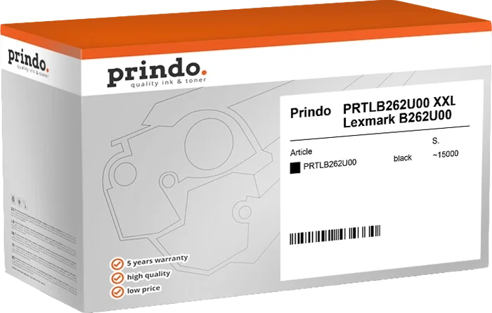 Prindo Classic XXXL Tóner Negro Prindo Classic XXXL Tóner Negro