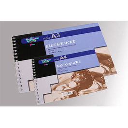 Pryse 6230042 Bloc de hojas de papel para bellas artes A3 Multicolor
