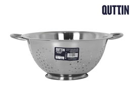 Quttin Colador Acero Inoxidable 2 Asas Ø 28.5 cm (12 Unidades)