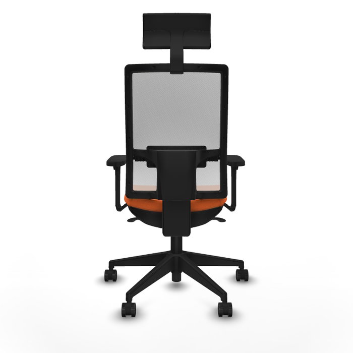 PIQUERAS Y CRESPO Silla de oficina Horna Naranja y Blanco PIQUERAS Y CRESPO Silla de oficina Horna Naranja y Blanco