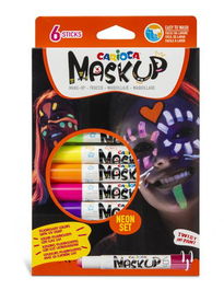 Maquillaje Carioca Barra Fluo Set De 6 (Brilla En La Oscuridad)