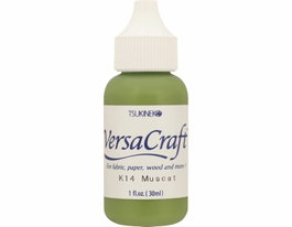 Tsukineko Tinta VERSACRAFT verde Muscat 30ml Bote cánula