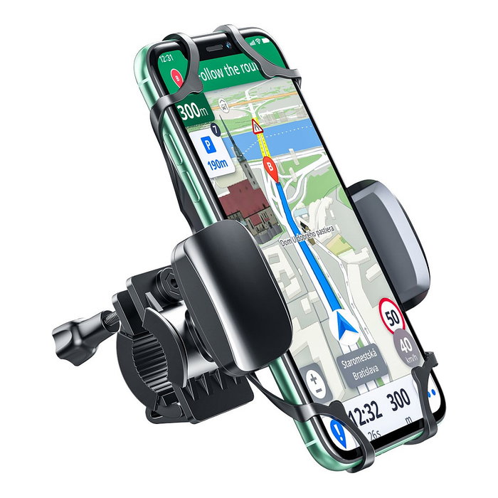 Inter-Tech Soporte para smartphone de bicicleta MTH-200