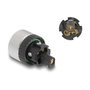 DeLOCK Conector M12 Codificado A 5 Pin Hembra para Montaje