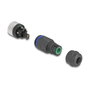 DeLOCK Conector M12 Codificado A 5 Pin Hembra para Montaje