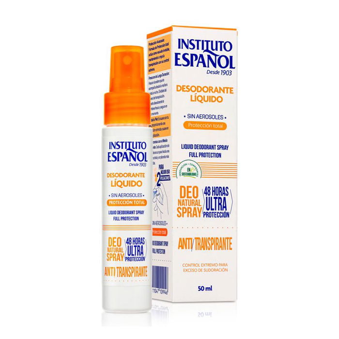 INSTITUTO ESPAÑOL Anti-transpirante Spray Desodorante Líquido Vaporizador 50 ml INSTITUTO ESPAÑOL Anti-transpirante Spray Desodorante Líquido Vaporizador 50 ml
