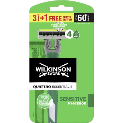 Wilkinson Quattro Essentials 4 maquinillas desechables