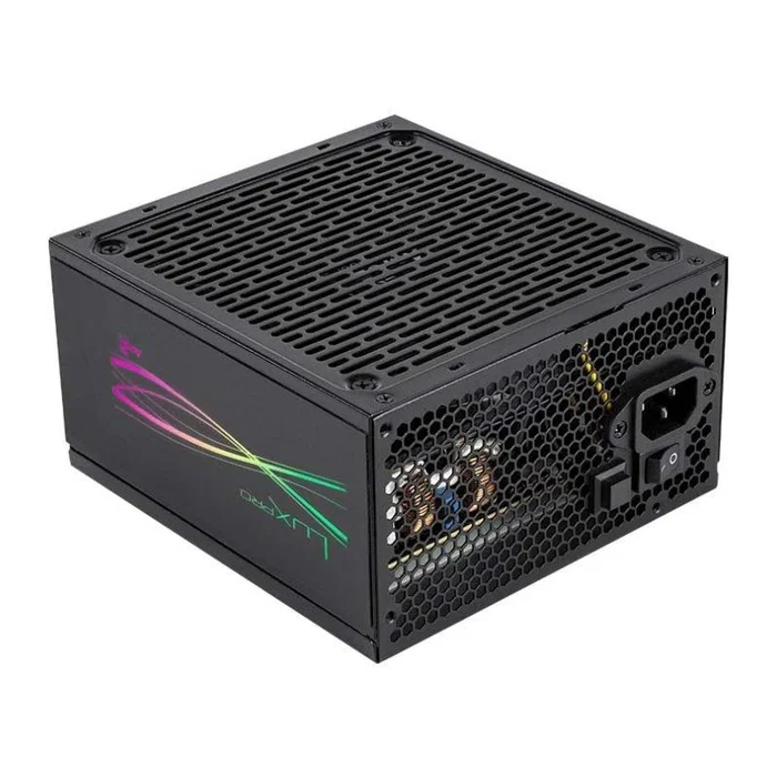 Aerocool Fuente de Alimentación Lux Pro RGB 850W ATX 3.0 80 PLUS Bronze - Fuente de Poder PC Modular con RGB y Ventilador de 14 cm - Modelo LUXPRORGB850M