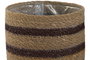 DKD Home Decor Set de 9 Maceteros de Seagrass Natural