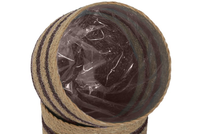 DKD Home Decor Set de 9 Maceteros de Seagrass Natural