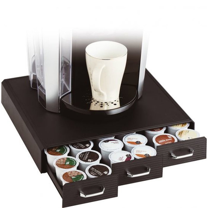 Archivo 2000 Organizador La Hora del Café con 3 Cajones Negro