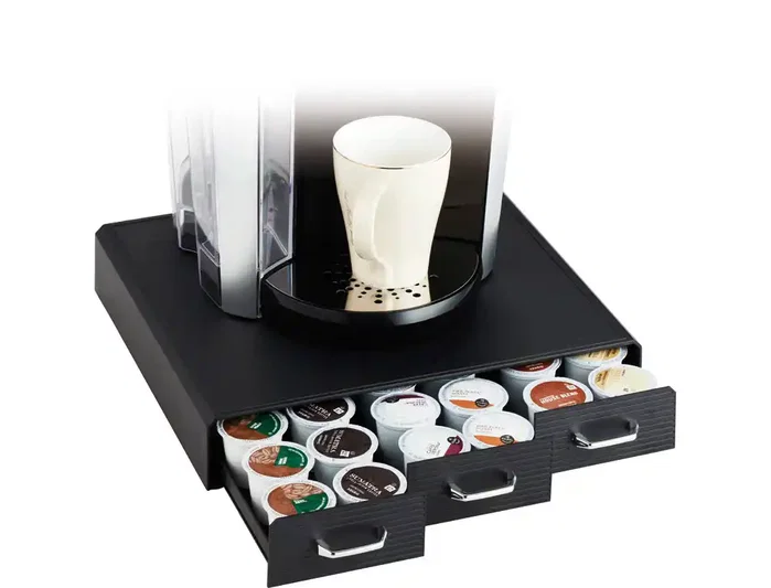 Archivo 2000 Organizador La Hora del Café con 3 Cajones Negro