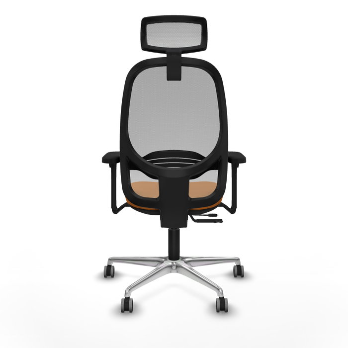 PIQUERAS Y CRESPO Silla de oficina Cilanco Naranja y Gris