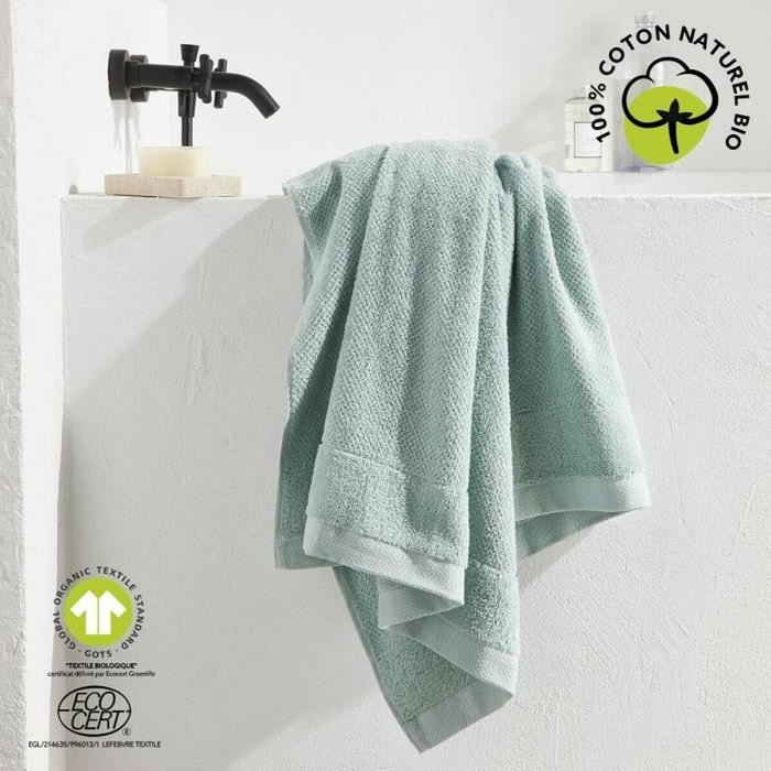 Today Toalla de baño Maxi Celadón orgánico 90 x 150 cm Today Toalla de baño Maxi Celadón orgánico 90 x 150 cm